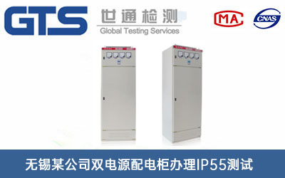 双电源配电柜IP55测试